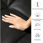 Sofa Bed, Convertible Futon Sleeper Couch Daybed with Adjustable Armrests for Studio, Apartment, Office, Small Space