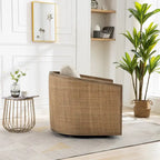 Swivel Barrel Accent Chair