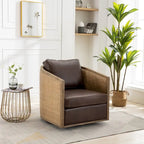 Swivel Barrel Accent Chair