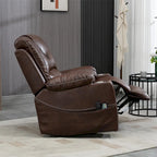 Power Lift Recliner Chair PU Leather with Massage and Heating Reclining Chair for Elderly