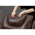 Power Lift Recliner Chair PU Leather with Massage and Heating Reclining Chair for Elderly