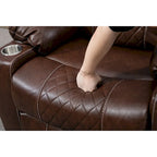 Power Lift Recliner Chair PU Leather with Massage and Heating Reclining Chair for Elderly