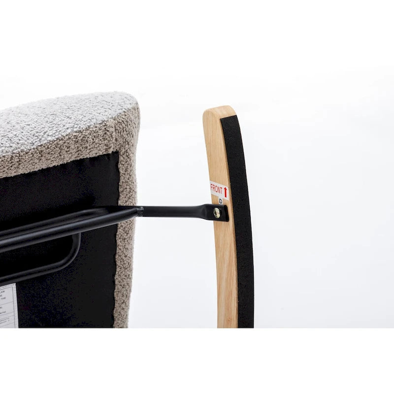 Modern Patchwork Accent Chair for Living Room Bedroom Studio