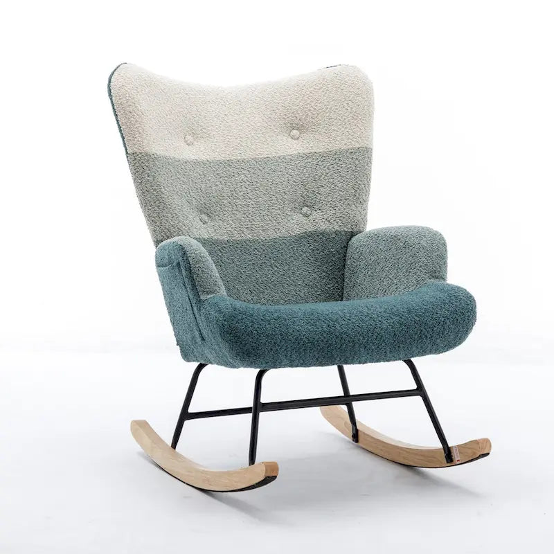 Modern Patchwork Accent Chair for Living Room Bedroom Studio