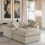 L-Shaped Convertible Modular Sectional Sofa Couch with Storage Seat