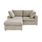 L-Shaped Convertible Modular Sectional Sofa Couch with Storage Seat