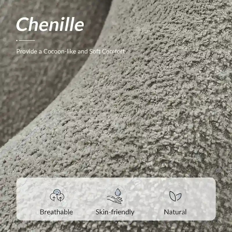 Hal Modern Boucle Armchair with Metal Legs Set of 2 by HULALA HOME