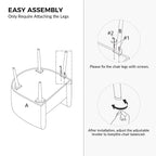 Hal Modern Boucle Armchair with Metal Legs Set of 2 by HULALA HOME