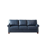 Classic Living Room Nails Sofa Faux Leather for Living Room, Office, Apartment