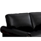 Classic Living Room Nails Sofa Faux Leather for Living Room, Office, Apartment