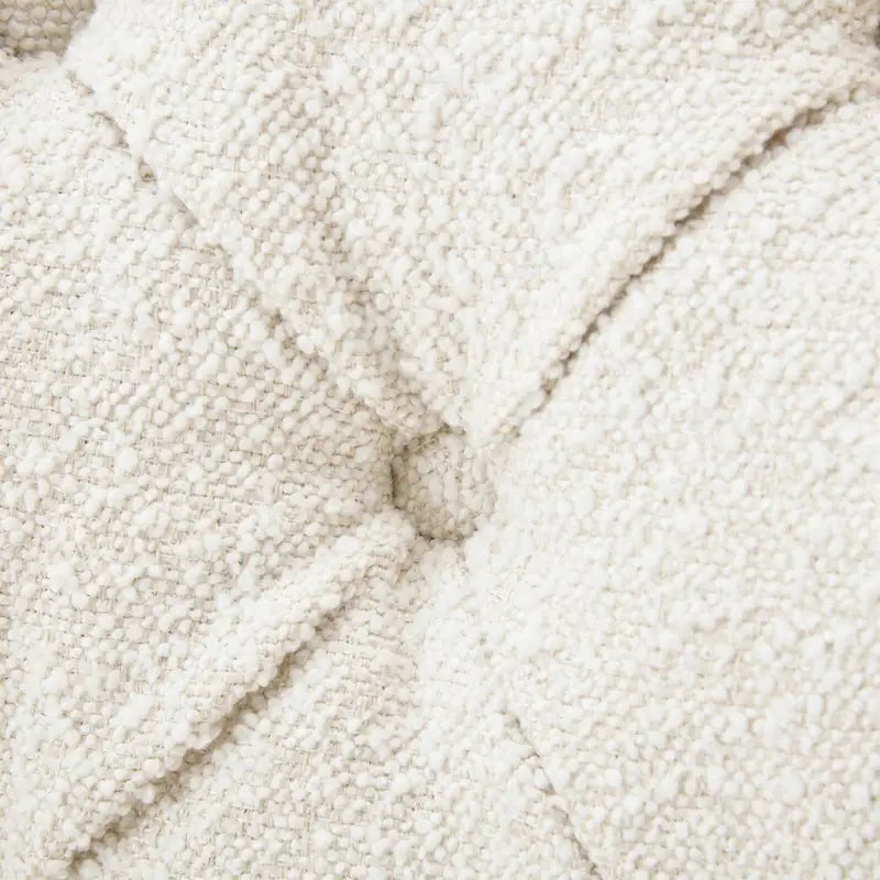 Almond Boucle Nailhead Club Chair by Christopher Knight Home