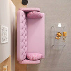 Loveseat sofa with tulip pattern