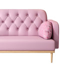 Loveseat sofa with tulip pattern