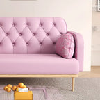 Loveseat sofa with tulip pattern