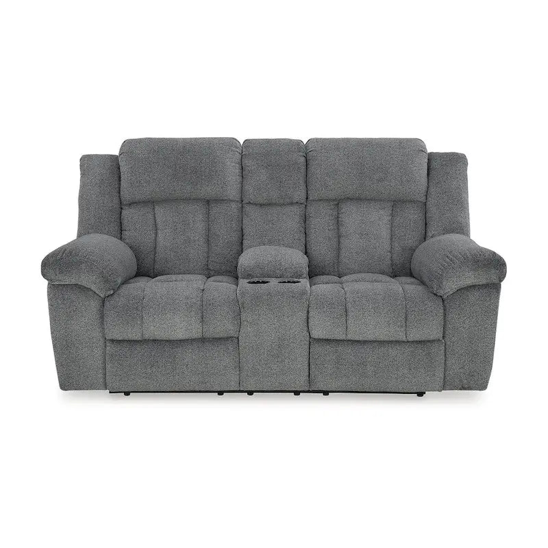 Signature Design by Ashley Tip-Off Power Reclining Loveseat - 80W x 42D x 45H