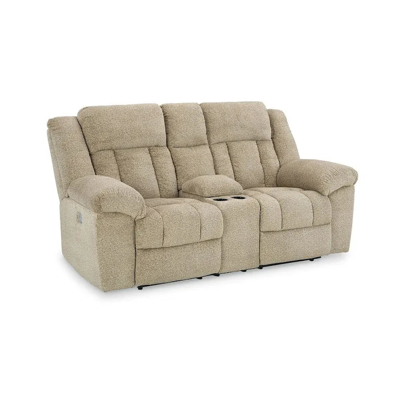 Signature Design by Ashley Tip-Off Power Reclining Loveseat - 80W x 42D x 45H