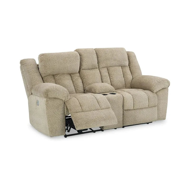 Signature Design by Ashley Tip-Off Power Reclining Loveseat - 80W x 42D x 45H