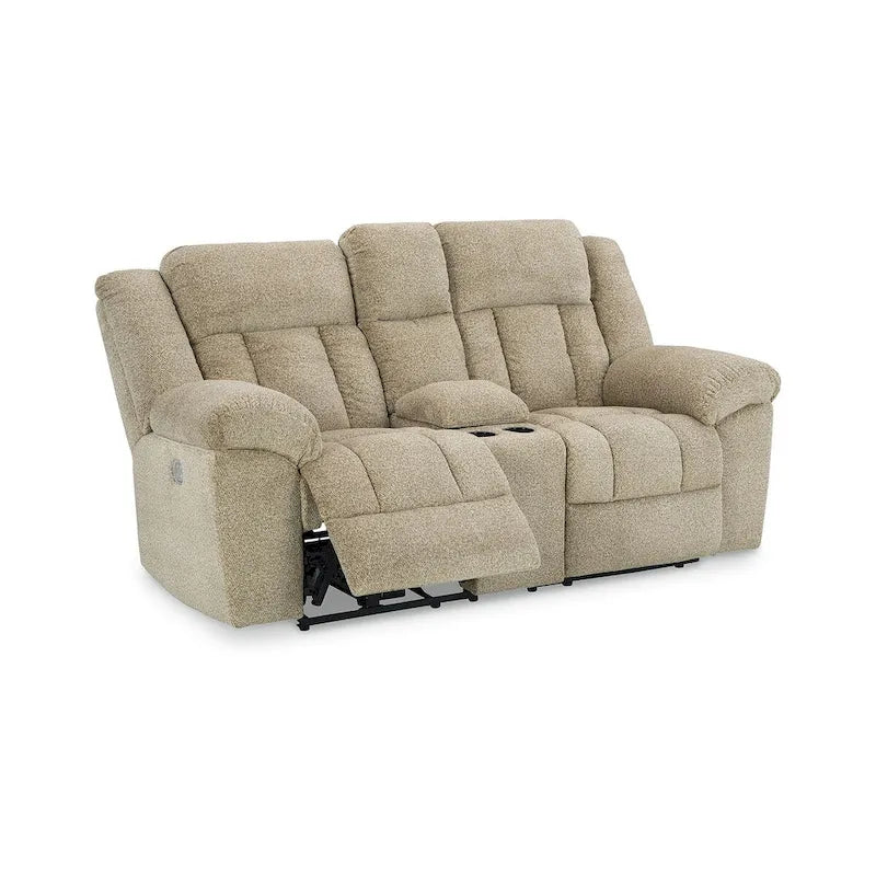 Signature Design by Ashley Tip-Off Power Reclining Loveseat - 80W x 42D x 45H