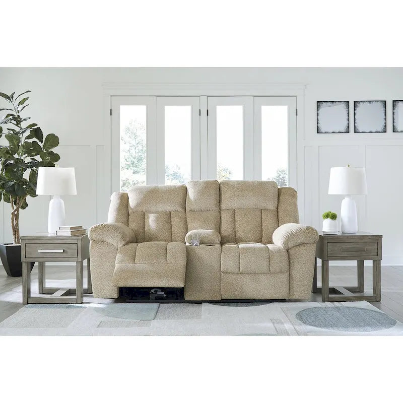 Signature Design by Ashley Tip-Off Power Reclining Loveseat - 80W x 42D x 45H