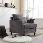 Wood Frame Armchair,Modern Accent Chair Lounge Chair for Living Room