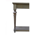 Arin 72-inch Traditional Turned Leg Console Table, Mango Hardwood