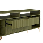 Manhattan Comfort Dumbo Mid-Century Modern TV Stand with 6 Shelves