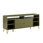 Manhattan Comfort Dumbo Mid-Century Modern TV Stand with 6 Shelves