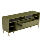 Manhattan Comfort Dumbo Mid-Century Modern TV Stand with 6 Shelves