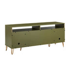 Manhattan Comfort Dumbo Mid-Century Modern TV Stand with 6 Shelves