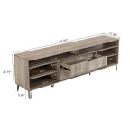 Manhattan Comfort Dumbo Mid-Century Modern TV Stand with 6 Shelves