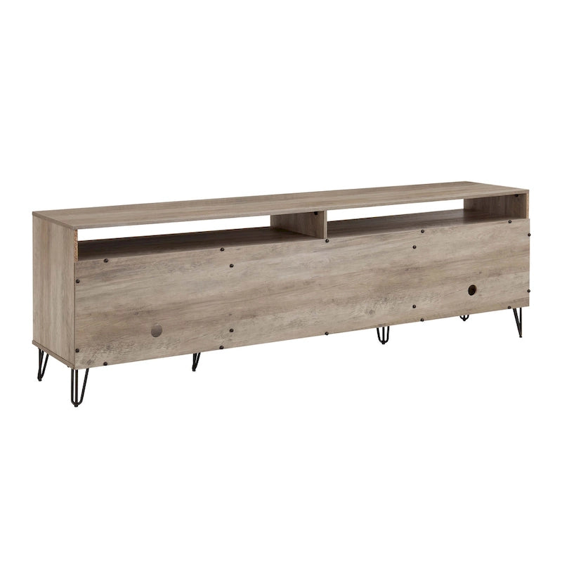 Manhattan Comfort Dumbo Mid-Century Modern TV Stand with 6 Shelves