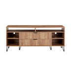 Manhattan Comfort Dumbo Mid-Century Modern TV Stand with 6 Shelves