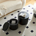 Nested Table Set 2 Pieces, Mdf Coffee Table Set Living Room