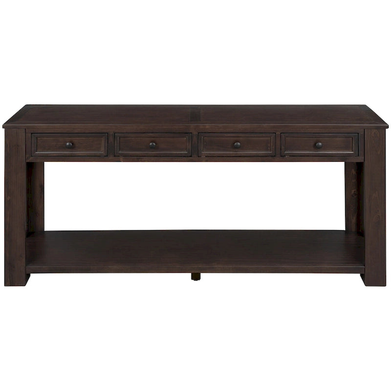 Sofa Table with Storage Drawers