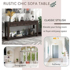 Sofa Table with Storage Drawers