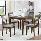 Wooden Dining Rectangular Table set for 4