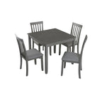 Wooden Dining Rectangular Table set for 4