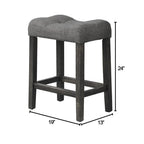 Best Master Furniture 5 Piece Square 36 x 36 Rustic Farmhouse Counter Height Set