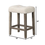 Best Master Furniture 5 Piece Square 36 x 36 Rustic Farmhouse Counter Height Set