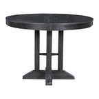 Farmhouse Dining Table Extendable Round Table for Kitchen, Dining Room