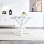 Mid-century 5pieces Kitchen dining table set for 4-6 people