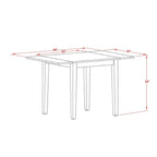 East West Furniture Dining Table Set- a Rectangle Dining Room Table and Faux Leather Chairs, Oak (Pieces Option)