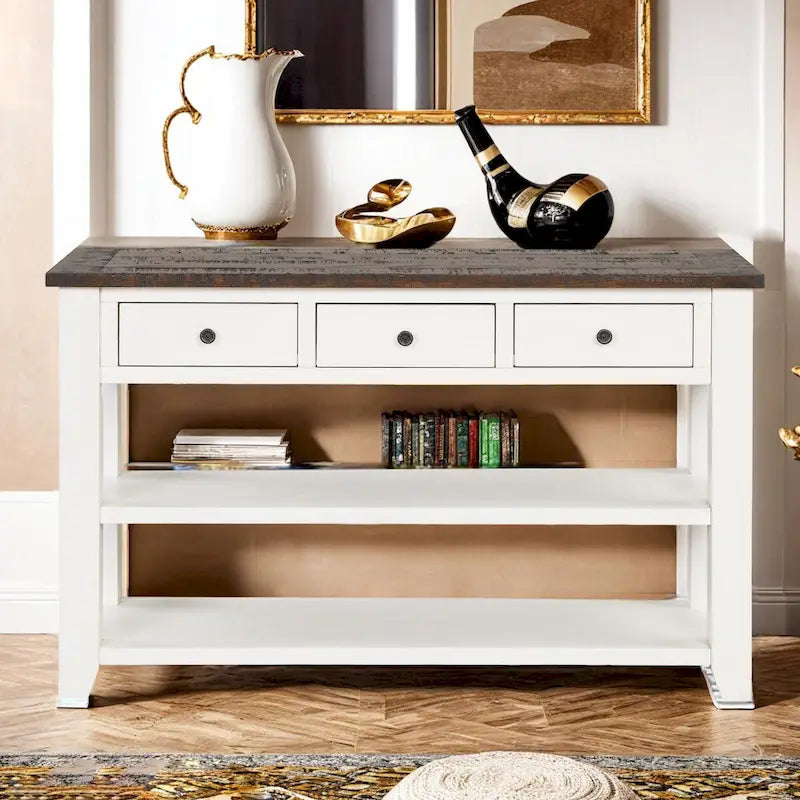 Modern Solid Wood Sofa Table