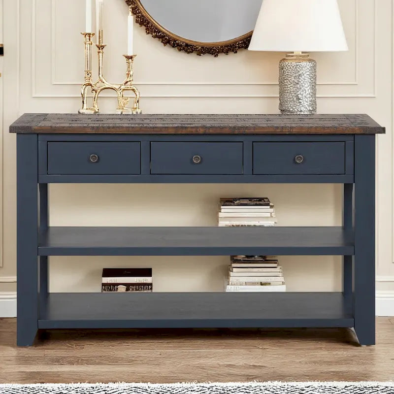 Modern Solid Wood Sofa Table