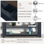 Modern Solid Wood Sofa Table