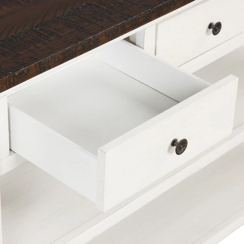 Modern Solid Wood Sofa Table