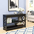 1 Drawer Console Table with Shelves - 11.75D x 39.25W x 31.5H