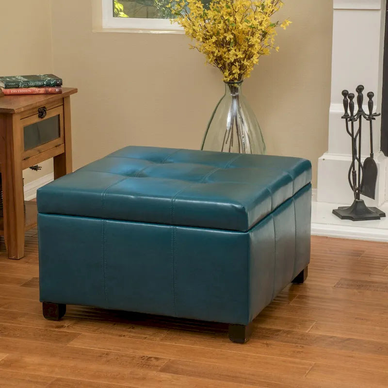 Upholstery Storage Ottoman Bench