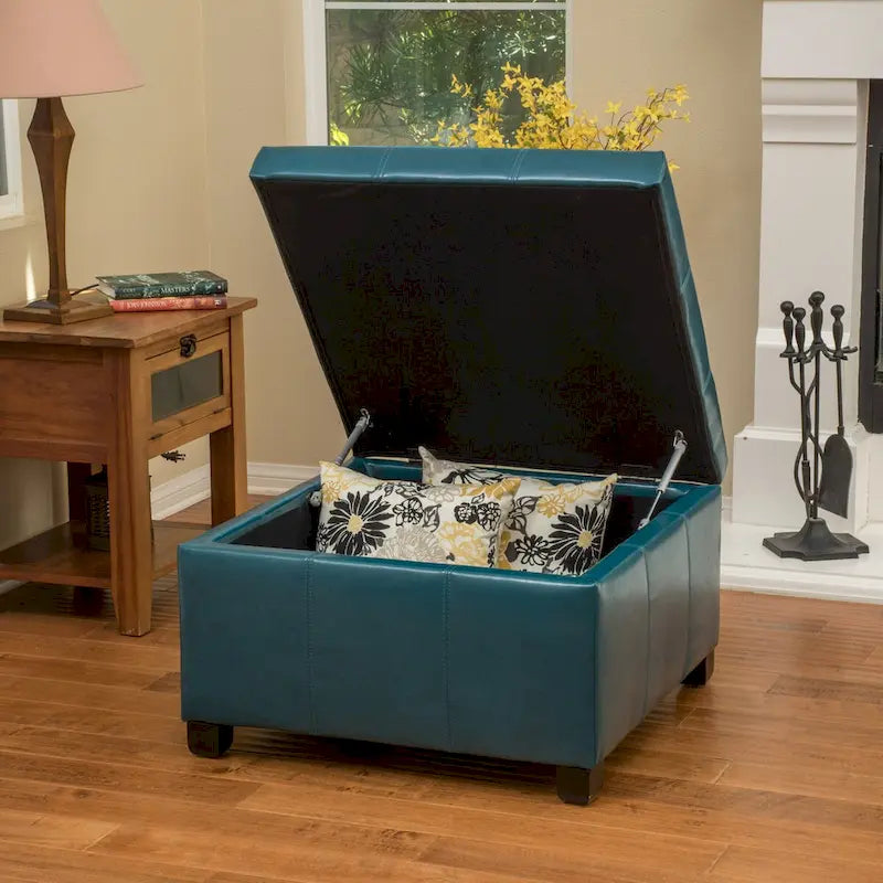 Upholstery Storage Ottoman Bench