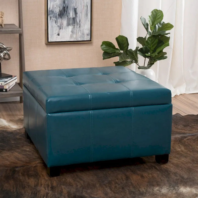 Upholstery Storage Ottoman Bench